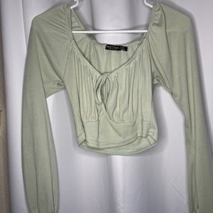 NastyGal Cropped Long Sleeve